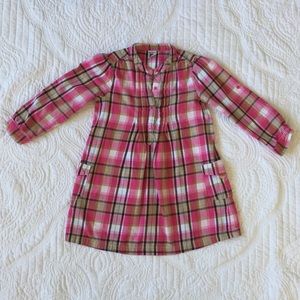 Plaid cotton dress